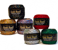 Gold Rush Crochet Thread 8x60g Balls Silver